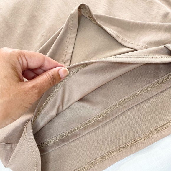 Mikey & Joey Double Knit Shift Dress in Sand-drift - Picture 8 of 12